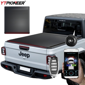 2025 Jeep <span class=keywords><strong>Gladiator</strong></span> <span class=keywords><strong>Rubicon</strong></span> 5ft Pick up Truck Rolling Back Bucket Tonneau Cover Cubierta de cama retráctil eléctrica - Product Image 1