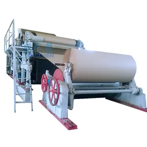 1092mm 5 TPD Small Waste Cardboard Recycled Paper Machine