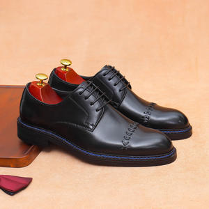 Zapatos de Hombre Retro Casuales de Cuero Genuino al por Mayor, Transpirables, Ligeros, de Piel de Vacuno, con Diseño de Ladrillo Tallado, Estilo Vintage - Product Image 4