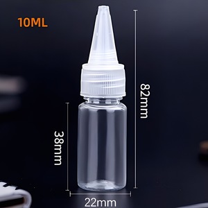 Squeeze 30ml 50ml 60ml 80ml 100ml 120ml 150ml 180ml 250ml 4 Oz 6oz Soft PE <b>Plastic</b> Hair Dye Growth Oils Bottle Twist <b>Cap</b> Model - Product Image 3