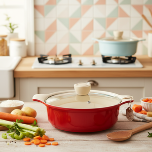 OEM Verochic 20cm Stew Pot High Quality Private Label Nonstick Rice Cooker Hot Pastel Tone 2 Colors Goods Made in Korea - Product Image 3