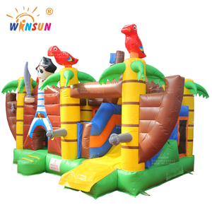 Château gonflable pirate pour enfants, trampoline gonflable commercial - Product Image 2