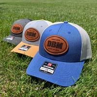 Gorra Trucker de Malla Negra Lisa Estilo Richardson 112 de 6 Paneles Personalizada de Fábrica al por Mayor con Cierre Ajustable