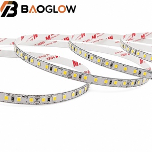 Tira de LED OEM ODM BHJ-2835-120D sin Caída de Voltaje, 24V 8W/M, 8mm, PCB de Cobre 18/75, Ra85, 3000K-6500K, Iluminación Decorativa Flexible para Interiores - Product Image 4