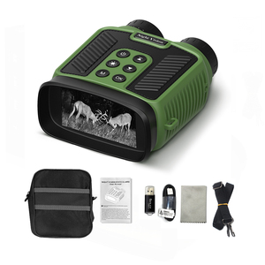 Lunettes de <span class=keywords><strong>vision</strong></span> nocturne à grossissement 10x avec enregistrement vidéo 4K, <span class=keywords><strong>vision</strong></span> infrarouge jour/nuit, portée 200-300 m - Product Image 1