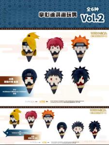 Lot de 10 boîtes en gros TAPIOCA NA/RU Shippuden Palm-Sized Ice Cream Plush Blind Box Vol.1-2 Jouets en peluche Boîte surprise Cadeau Boîte de collection - Product Image 2