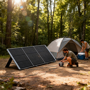 Panel Solar Plegable Portátil de 200w 9.25A 18V de Alta Eficiencia, Precio Directo de Fábrica, para Estación de Energía Portátil, Envío Gratis - Product Image 1