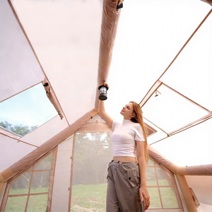 Tenda da <span class=keywords><strong>Campeggio</strong></span> Gonfiabile per Tutte le Condizioni Meteo con Corde Antivento per <span class=keywords><strong>Campeggio</strong></span> in Spiaggia e in <span class=keywords><strong>Montagna</strong></span> - Product Image 1