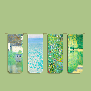 Marcapáginas magnéticas de Van Gogh, Serie de arte, decoración artesanal, libros, Clip, página, papelería, suministros escolares <span class=keywords><strong>para</strong></span> oficina y estudiantes, 4 Uds. - Product Image 1