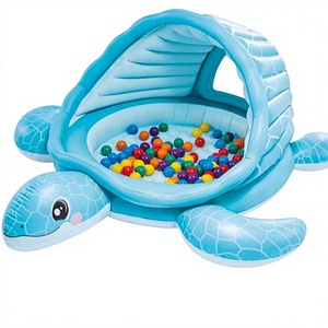 <span class=keywords><strong>Piscina</strong></span> Gonfiabile Intex 48677 Turtle Cove Playland 2.18mX2.06mX97cm in PVC a Forma di Tartaruga Cartoon per Bambini - Product Image 1
