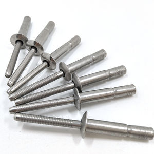 Rivets aveugles à tête ronde en acier inoxydable de classe 4, norme DIN, mono-boulons avec plage de préhension de 1,6 à 15 mm pour applications structurelles - Product Image 4