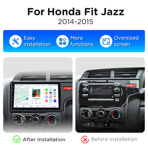 Radio para Auto Junsun con Android Auto para HONDA FIT JAZZ 2014 2015, Reproductor de DVD, Unidad Principal, Pantalla para Auto, 2 DIN, GPS, Navegación, Multimedia - Product Image 2