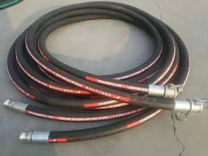 Vente en gros tuyau de vapeur d'eau chaude à haute pression et à haute température tuyau en caoutchouc renforcé avec tresse en fil de coton - Product Image 3