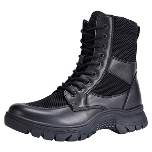 Vente chaude bottes tactiques pour hommes bottes de <span class=keywords><strong>chasse</strong></span> en maille respirante légère, chaussures pour hommes en plein air à glissière latérale - Product Image 4