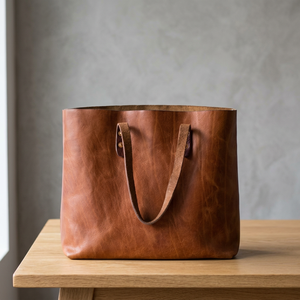 Bolsos de Mano Casuales de Cuero Genuino de Lujo para Mujer, Marca BS INTERNATIONAL, con Cierre, Impermeables, Ligeros y Duraderos - Product Image 3