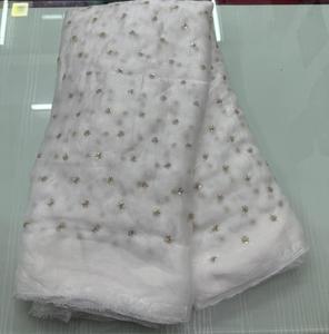 Space Silk Rainbow Butti embroidery work New Fabric top selling beautiful fabric - Product Image 1