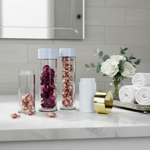 Botella de Plástico PET Blanca de Lujo de 100 ml para Medicamentos, Pestañas y Píldoras, con Tapa de Rosca, para Cremas para el Cuidado de la Piel y Cosméticos - Product Image 3