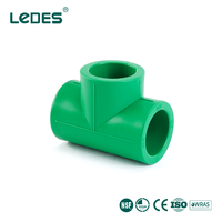 Fabricants de tuyaux PPR directs d'usine, certifiés NSF, raccords en T PPR vert/orange, accessoires de tuyauterie PPR à 3 voies, raccords d'alimentation en eau