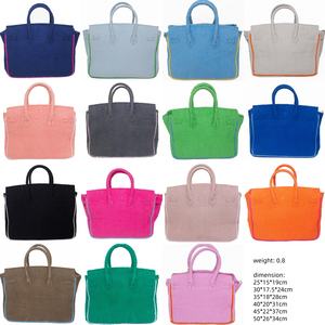 Jllycat Fluffy Shoulder Bag, a Popular Autumn/winter Style Plush smiley Face <strong>Handbag</strong> for Women, a Versatile Crossbody Bag. - Product Image 5