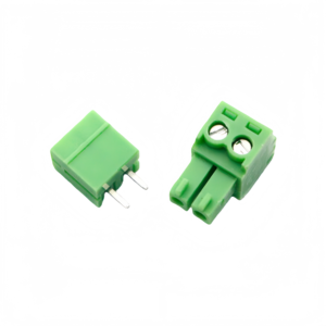 3.81 mét Pitch Đồng Nylon nhà ở Nam Nữ pluggable 2 <span class=keywords><strong>Pin</strong></span> right angle dọc khối thiết bị đầu cuối kết nối - Product Image 3