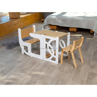 Table de tour convertible pour tout-petits 5 en 1 avec tableau noir Tabouret d'aide à la tour d'apprentissage