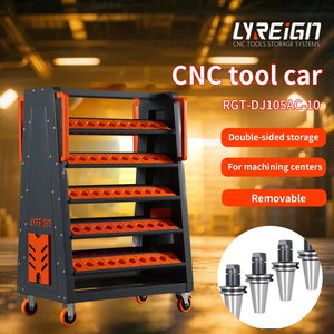 CNC Tool Holder Transfer <strong>Cart</strong>, Industry Cutting Tool Holder <strong>Storage</strong> <strong>Cart</strong>, CNC Wheels <strong>Rolling</strong> Tool Keeper <strong>Cart</strong> - Product Image 3