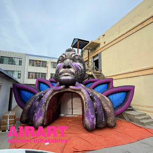 Zarif tanrıça şişme tünel, müzik festivali dekor şişme dj sahne standında su geçirmez tünel - Product Image 4