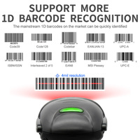 Escáner de Código de Barras Xincode 1D con Cable, Escáner de Código de Barras Láser de Mano, Lector de Códigos de Barras de Precios X-9100