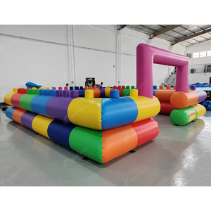 Enclos de jeu gonflable durable pour tout-petits, clôture géante pour briques de jeu, aire de jeux pour intérieur et extérieur - Product Image 1