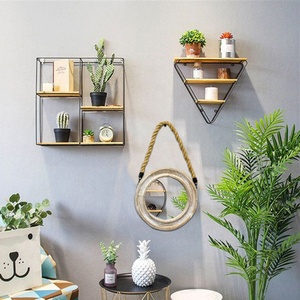 Espejos Redondos Pequeños Decorativos de Madera Rústica Vintage Colgantes de <span class=keywords><strong>Cuerda</strong></span> Luckywind - Product Image 5