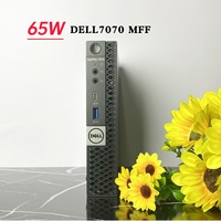 Mini-ordinateur Dell 7070MFF65W d'occasion, prend en charge les processeurs Intel de 8e à 9e génération, utilisation professionnelle, stockage SSD+HDD, Windows 10, RAM DDR4, noir
