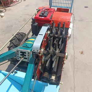 Diesel 12HP genggam berjalan di belakang traktor pemanen jagung kecil duduk batang jagung peralatan kembali - Product Image 4