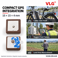 Antenne GPS passive en céramique RHCP 1575.42±3MHz, antenne patch GNSS à gain élevé pour le suivi GPS des véhicules IoT