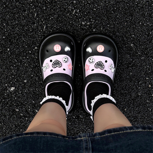 DREAN OEM Chaussures pour femmes Soft slip Ladies Casual Women's Wedges Summer Beach Eva Slide pantoufles Plush Shoes DIY Geta Echo Clogs - Product Image 5