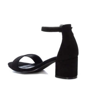 Sandalias de Tacón para Mujer Refresh, Tacón Cuadrado Negro, Correa en el Tobillo, Punta Abierta - Product Image 2