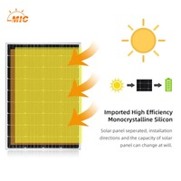 Lampe solaire LED pour extérieur, étanche, pour jardin, allée, village, route, IP66, avec détecteur de mouvement, éclairage pour zones éloignées