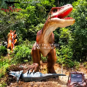 Jurassic World Big Size T Rex Dinosaur Walking Dino Animatronic Model For Dinosaur Park