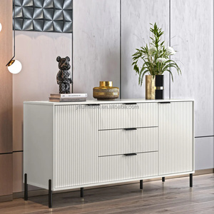 <span class=keywords><strong>Commode</strong></span> à tiroirs en bois <span class=keywords><strong>blanc</strong></span> <span class=keywords><strong>noir</strong></span> de haute qualité 58 "Armoire de rangement pour chambre à coucher - Product Image 4