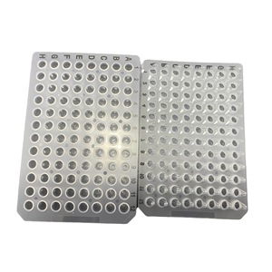 Placa de <span class=keywords><strong>PCR</strong></span> de 96 pocillos profundos, placa de muestreo de detección de pocos redondos, fondo cónico, multitubo - Product Image 5