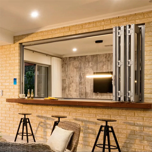 Ventanas Plegables Comerciales de Aluminio, Ventana Bi-Plegable para Tienda - Product Image 6