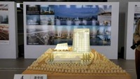Modèle miniature personnalisé de campus scolaire pour exposition et cadeau souvenir
