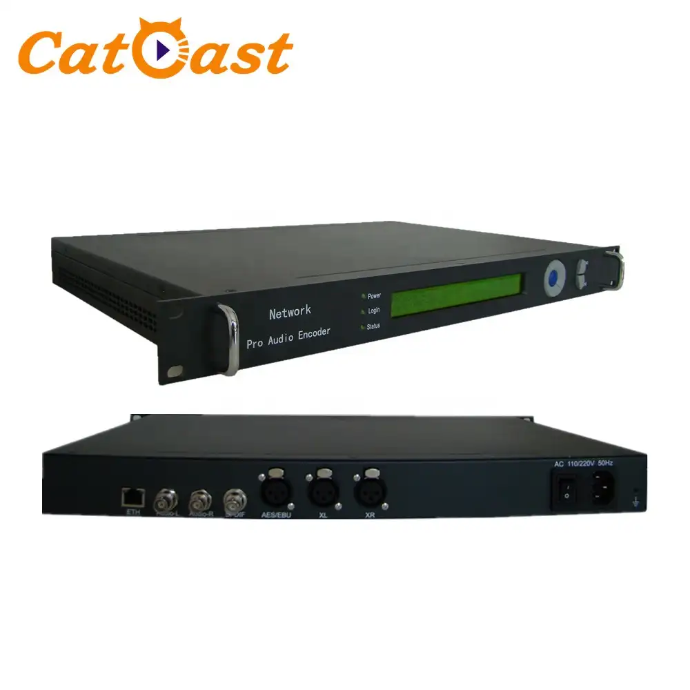 جهاز تشفير IPTV إلى IP MPEG4 ACC IPTV يتدفقون مع RTMP RTSP RTP HTTP UDP
