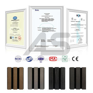 Akustik Panneaux muraux à lattes en bois MDF de haute qualité <span class=keywords><strong>Feutre</strong></span> acoustique insonorisé pour la décoration intérieure du salon et de la chambre à coucher - Product Image 6