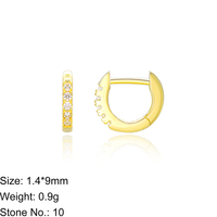 Nouveaux arrivages de bijoux fins, argent sterling 925, petits anneaux de 9 mm, plaqués or rhodié, bijoux pour femmes, enfants, filles, cadeau