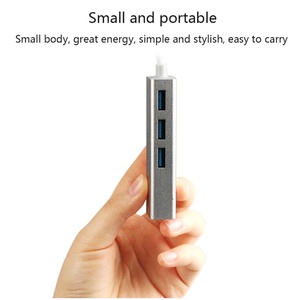 <span class=keywords><strong>4</strong></span> trong 1 <span class=keywords><strong>USB</strong></span> C để Lan Adapter Loại C để 1000Mbps RJ45 Mạng Adapter <span class=keywords><strong>Hub</strong></span> với 3 <span class=keywords><strong>USB</strong></span> 3.0 Cổng - Product Image 5