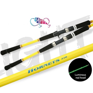 40g-180g señuelos de alto carbono ligero 2,1 m 2,4 m punta luminosa en alta mar <span class=keywords><strong>Cana</strong></span> De Pescar Surf lubina señuelo caña de pescar de agua salada - Product Image 1