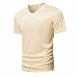 Camiseta Extra Grande para Hombre de 350g, Hombros Caídos, Cuello Redondo, Estilo Urbano Personalizado de Alta Calidad, Algodón Grueso, Estilo Casual - Product Image 1