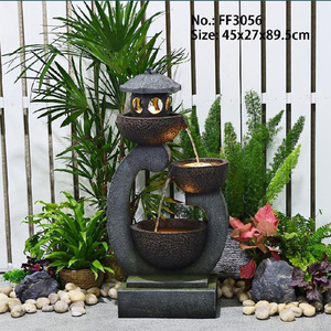 Fontaine d'intérieur personnalisée pour la relaxation, cascade au sol pour la maison, le bureau, le <span class=keywords><strong>jardin</strong></span>, la terrasse - Product Image 3
