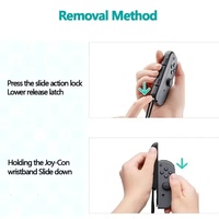 Tali Pergelangan Tangan JoyCon untuk Nin-tendo Switch 1/OLED/LITE, Tali Anti-Hilang untuk Gamepad JoyCon, Tali Pergelangan Tangan untuk Pengontrol JoyCon