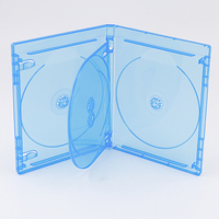 Boîtes de rangement SUNSHING pour Blu-Ray 14 mm, étuis CD Slim, boîtes CD/DVD ultra transparentes, double disque, en plastique, pour jeux Blu-ray